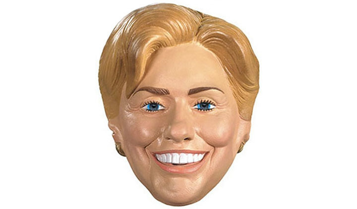 Adult Hillary Clinton Costume Mask