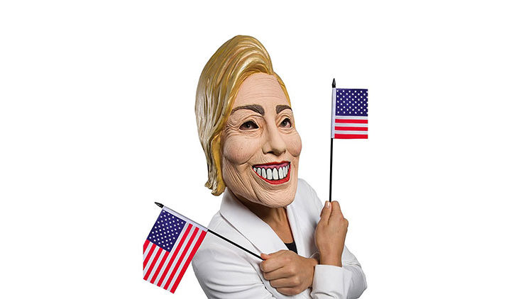 Political Mask Hillary