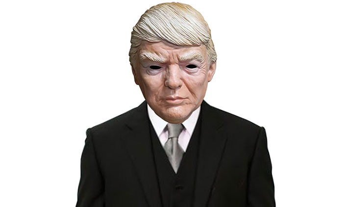 Deluxe Donald Trump Republican Presidential Candidate Costume Face Mask