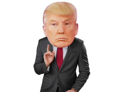 Donald Trump Bobble Hedz Mask