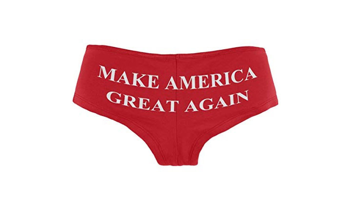 Donald Trump Womens Booty Shorts Make America Great Again