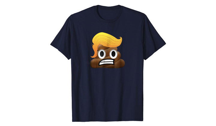 Donald Trump Funny Poop Emoji T-Shirt